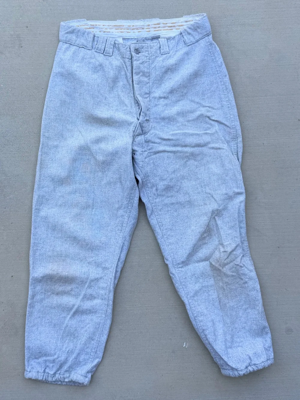 Vintage Wool Baseball Pants